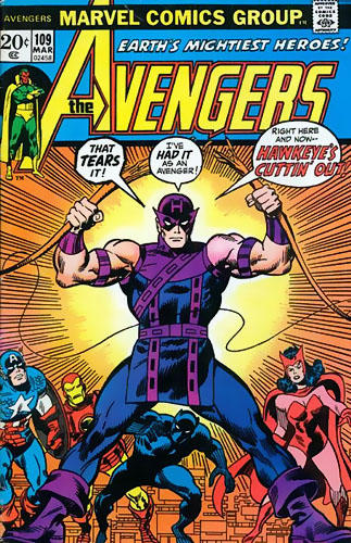 Avengers vol 1 # 109