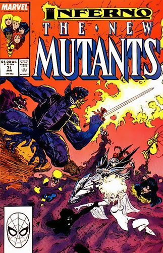 The New Mutants vol 1 # 71