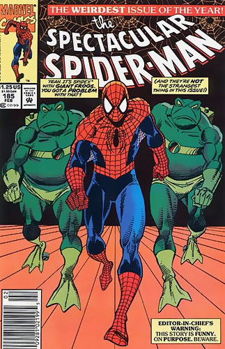 Peter Parker, The Spectacular Spider-Man # 185