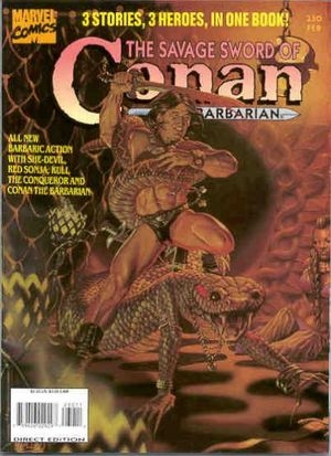The Savage Sword of Conan Vol 1 # 230