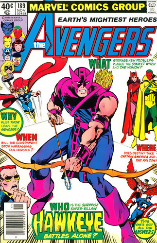 Avengers vol 1 # 189