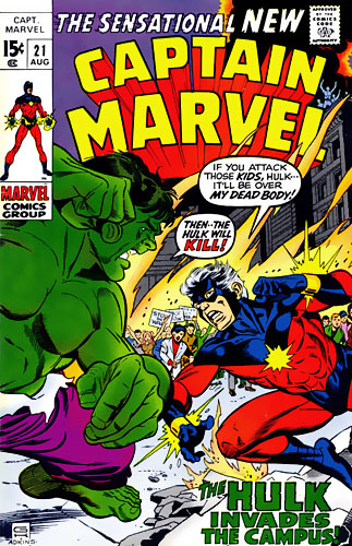 Captain Marvel vol 1 # 21