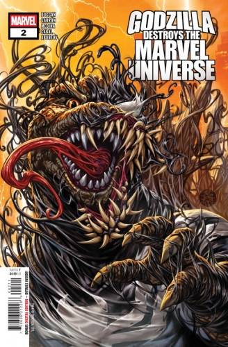 Godzilla Destroys the Marvel Universe # 2