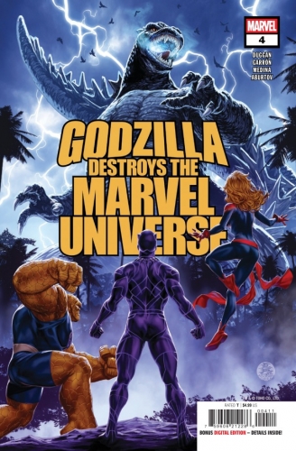Godzilla Destroys the Marvel Universe # 4