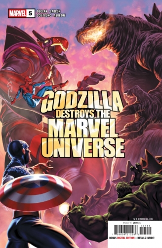 Godzilla Destroys the Marvel Universe # 5