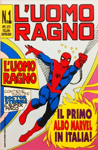 L'Uomo Ragno 1 (Ristampa ed. Corno 1970) # 1