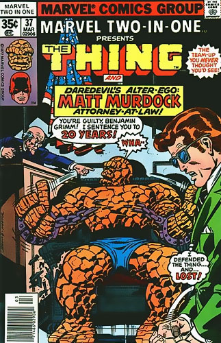 Marvel Two-In-One # 37