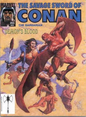 The Savage Sword of Conan Vol 1 # 203