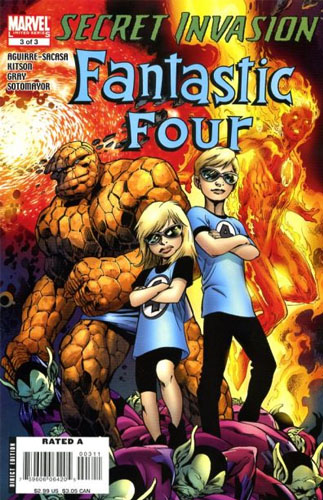 Secret Invasion Fantastic Four # 3