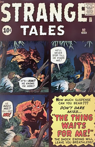 Strange Tales vol 1 # 92