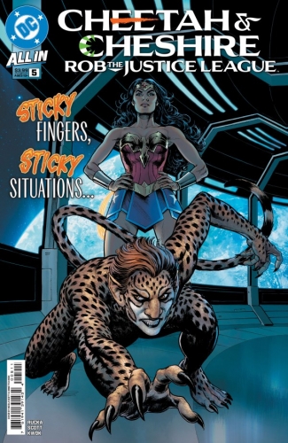 Cheetah and Cheshire Rob the Justice League # 5