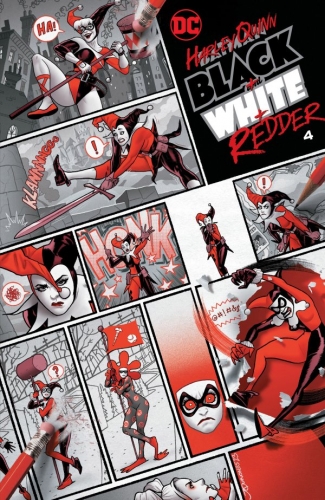 Harley Quinn: Black + White + Redder # 4
