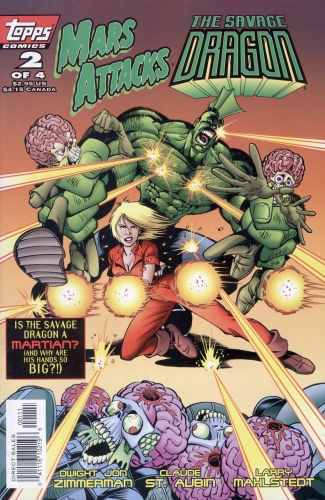Mars Attacks The Savage Dragon # 2