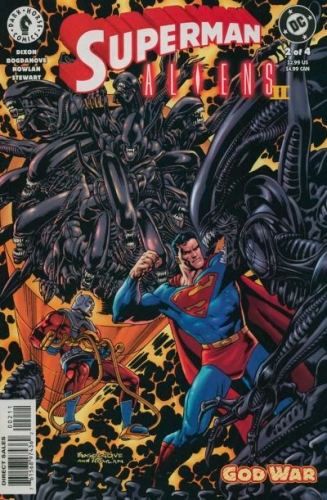 Superman / Aliens 2: God War # 2