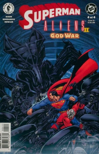 Superman / Aliens 2: God War # 4