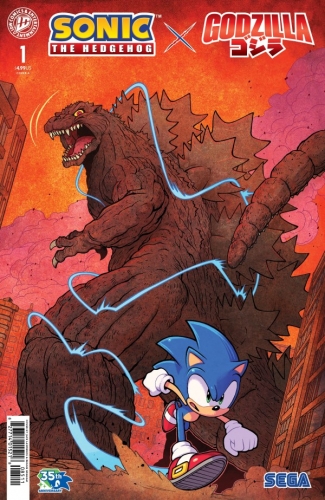 Sonic the Hedgehog x Godzilla # 1