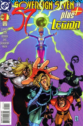 Sovereign Seven Plus Legion of Super-Heroes  # 1