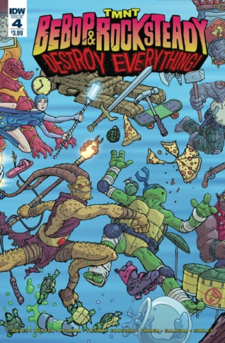 Teenage Mutant Ninja Turtles Bebop & Rocksteady Destroy Everything # 4