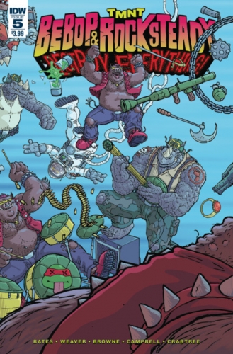 Teenage Mutant Ninja Turtles Bebop & Rocksteady Destroy Everything # 5