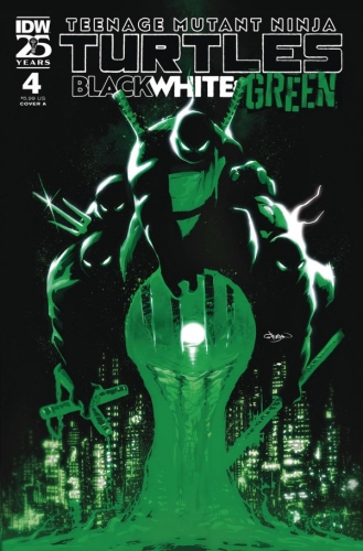 Teenage Mutant Ninja Turtles: Black, White & Green # 4