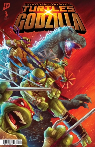 Teenage Mutant Ninja Turtles x Godzilla # 3