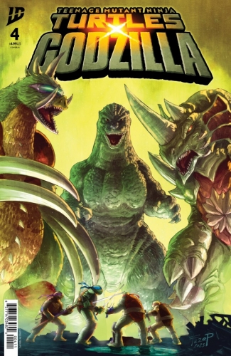 Teenage Mutant Ninja Turtles x Godzilla # 4