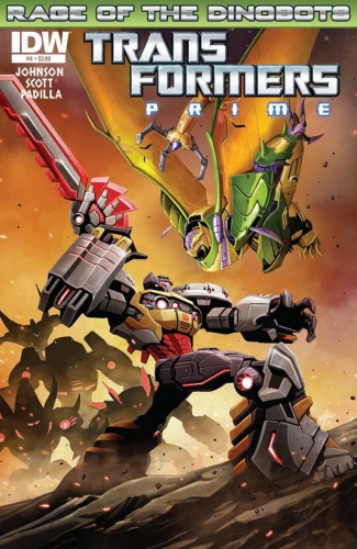 Transformers Prime: Rage of the Dinobots # 4