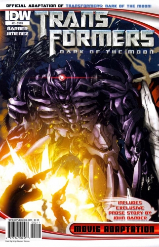 Transformers: Dark of the Moon Movie Adaptation # 2